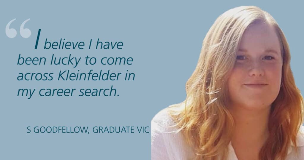 Image of Graduate S Goodfellow from Victoria