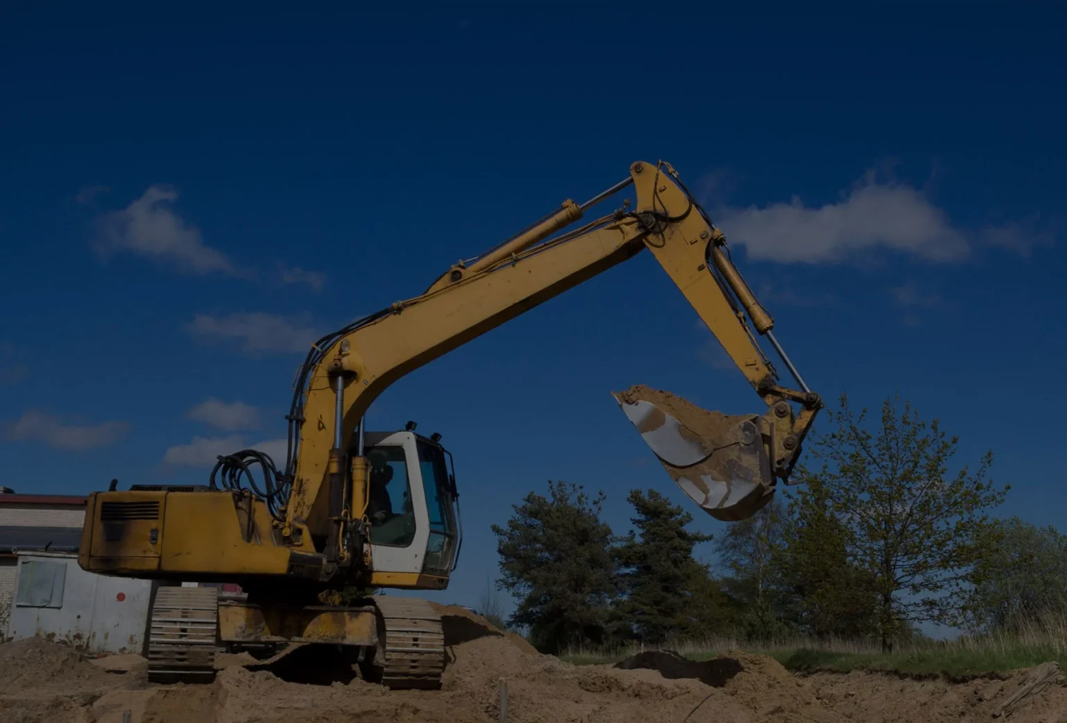 yellow crane